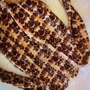 Kate Quinn Floral Kids Blouse - Brown and Cream